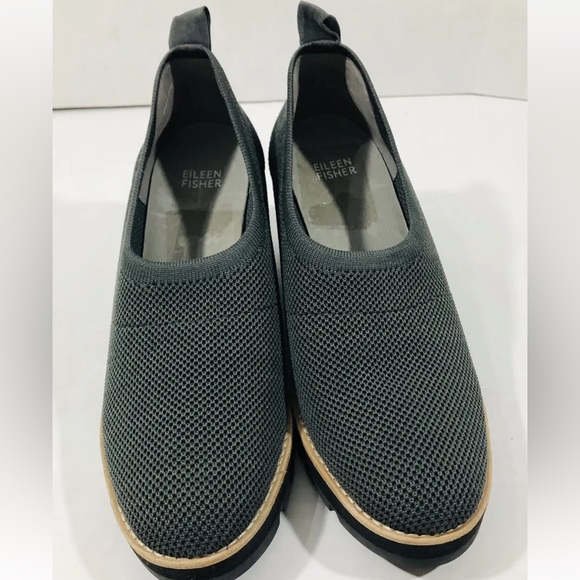 Eileen Fisher Womens Marie-St Black Pumps Size 9.5 - Picture 10 of 12